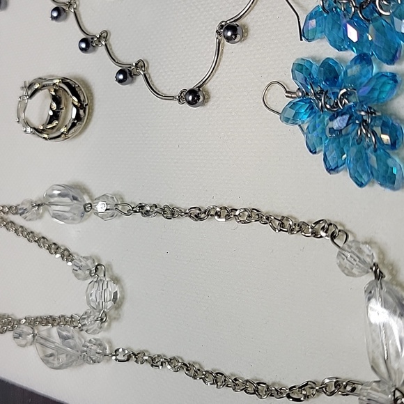 Silver & Blue Jewelry Set - Picture 7 of 8